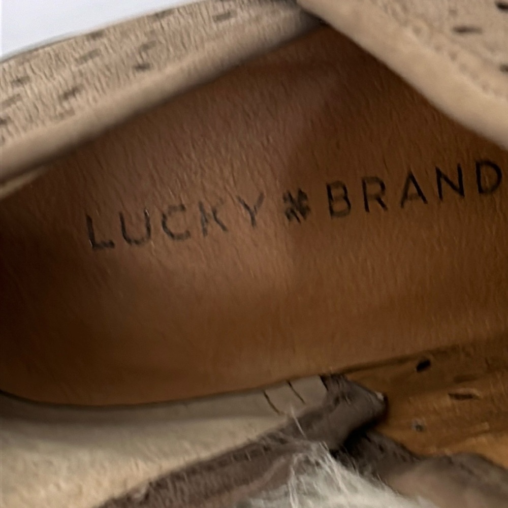 Lucky Brand Booties Sz 8 1/2 - Picture 10 of 13
